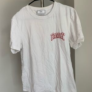 AMI Alexandre Matuissi Men’s White “Family” Shirt